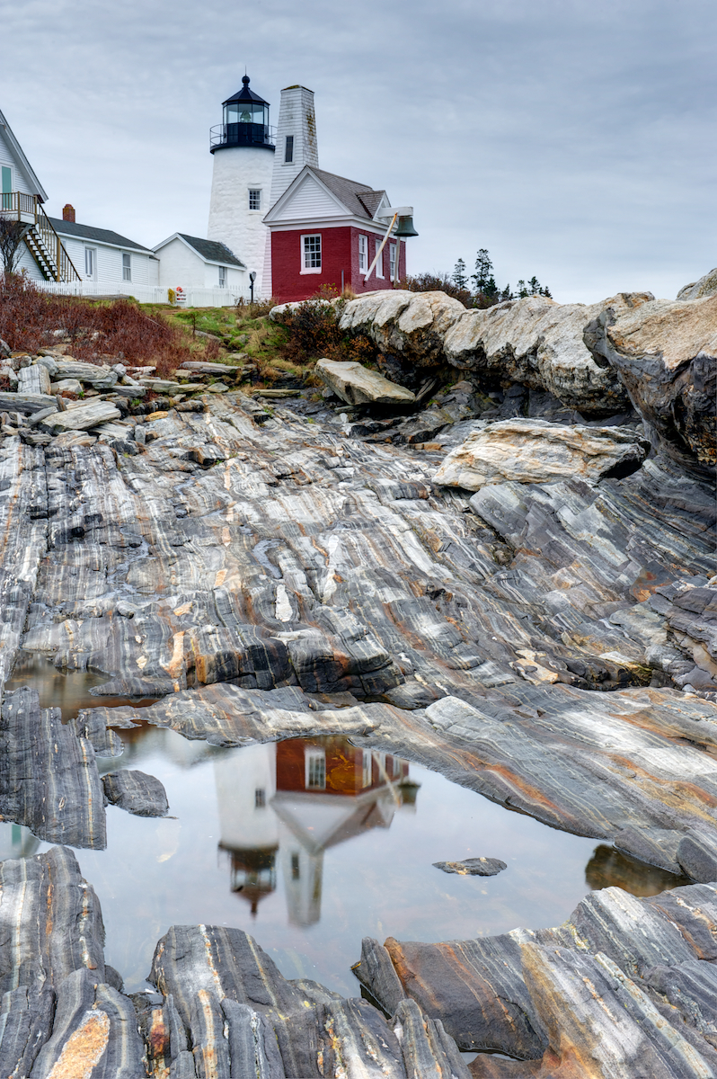 Pemaquid Point Lighthouse and Reflection